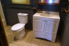 Reconditioned bathroom in the home of John and Susie Hickman