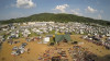 High above Felts Park during the 80th annual Old Fiddlers Convention in Galax, VA