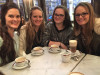 All four Gold sisters (Tori, Shelby, Kaly, Jocey) in Vienna on the Gold Heart 2015 European Tour