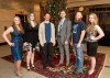  Kristy Wilkins, Jessica Zelinsky, Jacob McClure, K.T. Vandyke, Quentin Acres, and Elizabeth Ward - Fall 2015 graduates from the ETSU Bluegrass, Old Time, and Country Music Studies department (12/12/15)