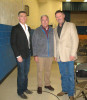 Alan Bibey, Bob Webster, and Jay Adams at the 68th annual Sandy Ridge Bluegrass Show (3/19/16)