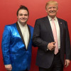 Nathan Stanley with Donald Trump in Radford, VA