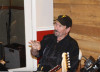 James Burton in the studio with Holly Norman