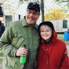 T. Lassiter and Pammy Davis at the Big Lick Bluegrass Festival earlier this month - photo by Megan White
