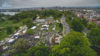 Aerial view of the 2016 Charm City Bluegrass in Baltimore