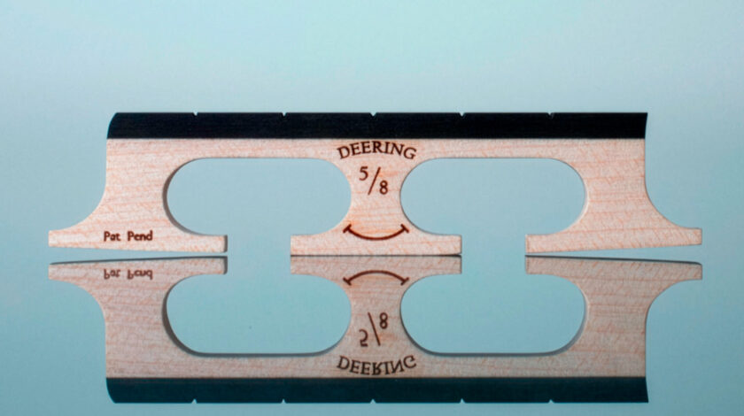 Deering Smile banjo bridge
