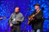 James King and Dudley Connell sing together during the Hazel Dickens tribute show at the 2012 IBMA World of Bluegrass convention - photo byTed Lehmann