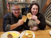 Kenny & Amanda Smith share a breakfast toast