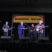 Paul William with Doyle Lawson & Quicksilver at the 2016 Jekyll Island Bluegrass Festival - photo by Bill Warren