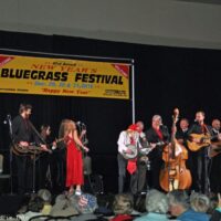 Grand finale at the 2016 Jekyll Island Bluegrass Festival - photo by Bill Warren
