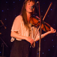 Bronwyn Keith‐Hynes from Mile Twelve at the 2017 Joe Val Bluegrass Festival - photo © Tara Linhardt