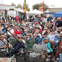 Audience at the Colorado River Bluegrass Music Festival (February 2017)