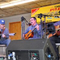 Songwriter round with Carl Jackson, Larry Cordle, and Jerry Salley at the February Palatka Bluegrass Festival (2/16/17) - photo © Bill Warren