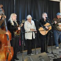 Wednesday evening jam on stage at the 2017 Florida Bluegrass Classic - photo © Bill Warren