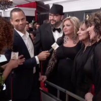 The Isaacs interviewed during the red carpet pre-show for the Grammy Premiere Awards (2/12/17)