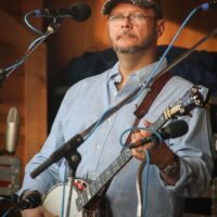 Jason Burleson with Blue Highway at Gettsyburg Bluegrass Festival (May 2017) - photo by Frank Baker