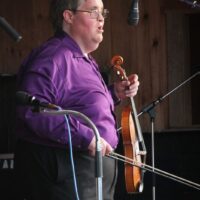Michael Cleveland with Flamekeeper at the Gettysburg Bluegrass Festival (May 2017) - photo by Frank Baker