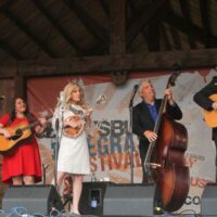 Rhonda Vincent & The Rage at the Gettysburg Bluegrass Festival (May 2017) - photo by Frank Baker