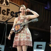 Sierra Hull and at MerleFest 2017 - photo by Devin Ulery