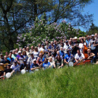 Full camp photo at Bluegrass Camp Germany 2017