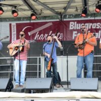 Hammertowne featuring Jeff Autry at the 2017 Charlotte Bluegrass Festival - photo © Bill Warren