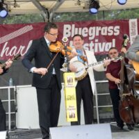 Joe Mullins & The Radio Ramblers at the 2017 Charlotte Bluegrass Festival - photo © Bill Warren