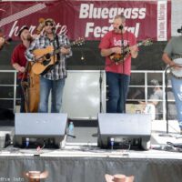Luke Gitchel, Isaac Smith, Lloyd Douglas, Chris Douglas, Mark Zickafoose, and Wes Pettinger at the 2017 Charlotte Bluegrass Festival - photo © Bill Warren
