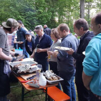 Chow time at Bluegrass Camp Germany 2017
