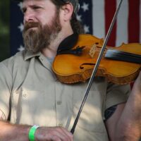 Ben Townsend with The Hillbilly Gypsies at the 2017 Remington Ryde Bluegrass Festival - photo by Frank Baker