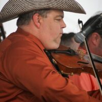 Jonathan Rigsby with Feller & Hill and the Bluegrass Buckaroos at the 2017 Remington Ryde Bluegrass Festival - photo by Frank Baker