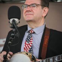 Joe Mullins with The Radio Ramblers at the 2017 Remington Ryde Bluegrass Festival - photo by Frank Baker