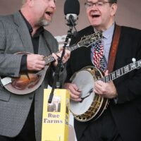 Mike Terry and Joe Mullins with The Radio Ramblers at the 2017 Remington Ryde Bluegrass Festival - photo by Frank Baker
