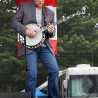 Matt Hickman with Circa Blue at the 2017 Remington Ryde Bluegrass Festival - photo by Frank Baker