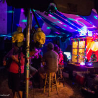 Campsite party in campground at Grey Fox 2017 - photo © Tara Linhardt