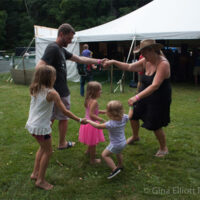 Family dance time at Red Wiing Roots 2017 - photo © Gina Elliott Proulx