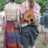 RachelTie dye is de rigueur at Red Wiing Roots 2017 - photo © Gina Elliott Proulx
