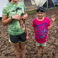 Muddy festival feet at Grey Fox 2017 - photo © Tara Linhardt