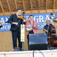 Joe Mullins & The Radio Ramblers at the 2017 Milan Bluegrass Festival - photo © Bill Warren
