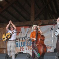 The Cleverlys at the August 2017 Gettysburg Bluegrass Festival - photo by Frank Baker