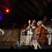 The Cleverlys at the August 2017 Gettysburg Bluegrass Festival - photo by Frank Baker