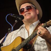 Digger Cleverly at the August 2017 Gettysburg Bluegrass Festival - photo by Frank Baker