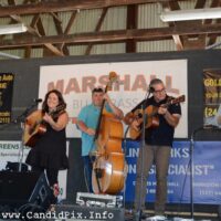 Kenny & Amanda Smith at the 2017 Marshall Bluegrass Festival - photo © Bill Warren