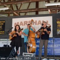 Kenny & Amanda Smith at the 2017 Marshall Bluegrass Festival - photo © Bill Warren