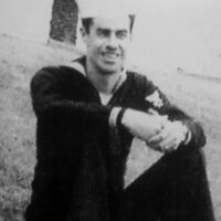 Ralph Lewis in the US Navy, early 1950s