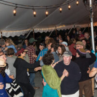 Dance Tent Saturday night at the 2017 Oldtone Roots Music Festival - photo © Tara Linhardt