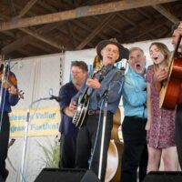 Bob Amos & Catamount Crossing at the 2017 Delaware Valley Bluegrass Festival - photo by Frank Baker