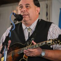 Tommy Sells with Big Country Bluegrass at the 2017 Delaware Valley Bluegrass Festival - photo by Frank Baker