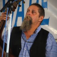 Tony King with Big Country Bluegrass at the 2017 Delaware Valley Bluegrass Festival - photo by Frank Baker