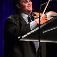 Michael Cleveland at the 2017 IBMA Awards - photo by Frank Baker