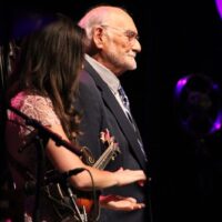 Sierra Hull and Sonny Osborne at the 2017 IBMA Awards - photo by Frank Baker